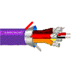 Belden Digital Audio Cable AES / EBU 12 Pair Foil Screened 24AWG Violet - 305m Reel